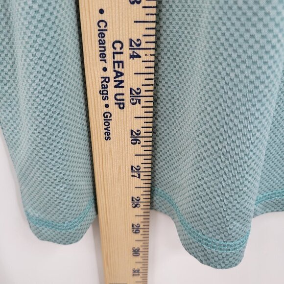 Canada Weather Men Green Knit Short Sleeve Collar Neck Polo Shirt Top Size Large - Picture 6 of 9